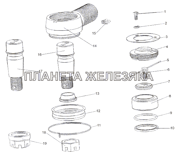 Наконечники 69237-3414090-20,69237-3414090-21 МЗКТ-6527