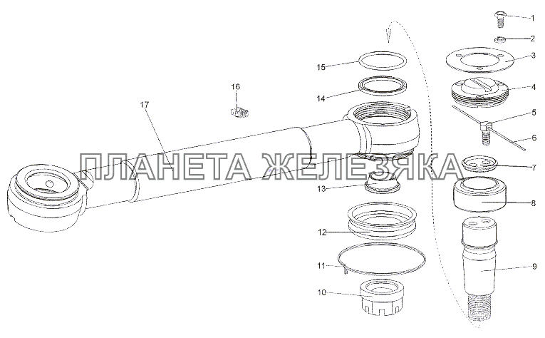 Тяга 65272-3414060 МЗКТ-7402