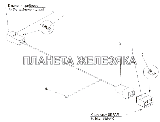 Жгут проводов 7401-3724153 МЗКТ-6527