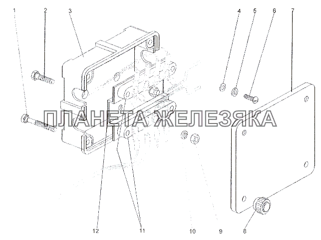 Установка соединительной панели МЗКТ-6527