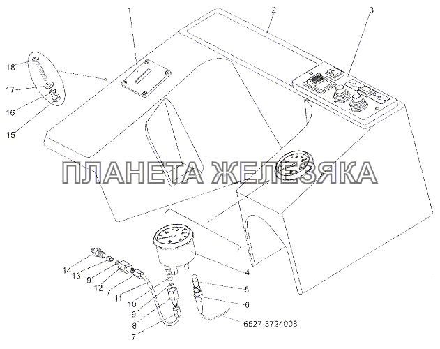 Установка дополнительной панели МЗКТ-79011