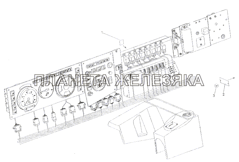 Установка электрооборудования в кабине МЗКТ-6527