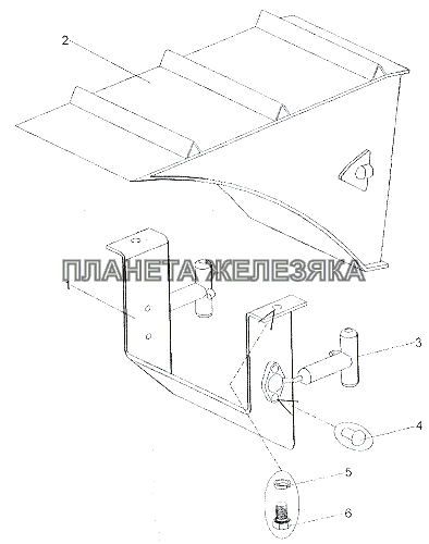 Установка противооткатных упоров МЗКТ-7402