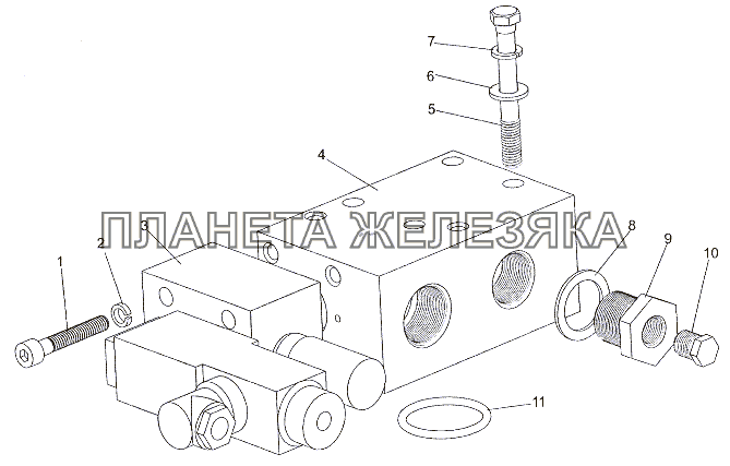 Коробка клапанная 79011-8606158 МЗКТ-6527