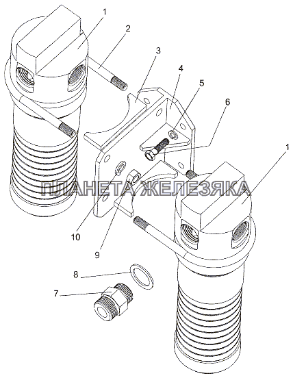 Установка фильтров МЗКТ-6527