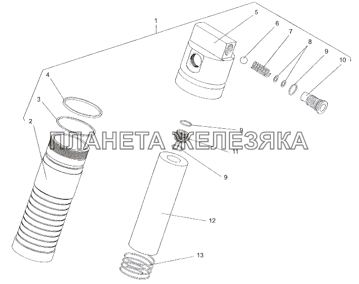 Фильтр 7930-1910050-20 МЗКТ-6527