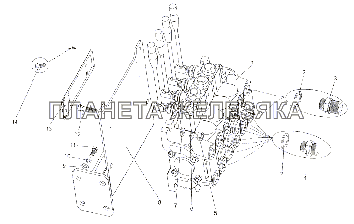 Установка блока управления МЗКТ-79011