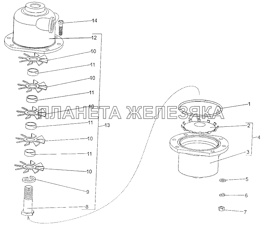 Влагомаслоотделитель МЗКТ-700600-011