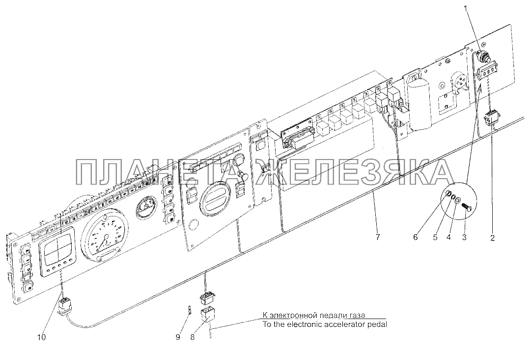 Установка блоков электронного управления МЗКТ-700600-011