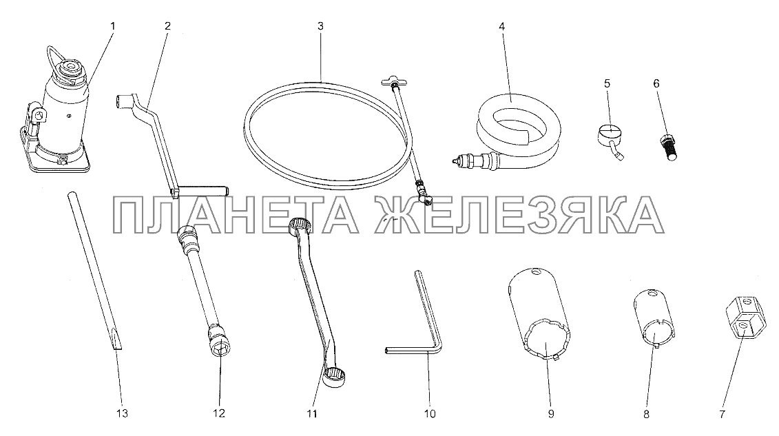 Инструмент и принадлежности МЗКТ-700600-011