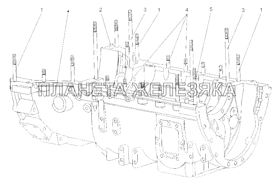 Нижняя часть картера коробки передач 65151-1701016 МЗКТ-700600-011