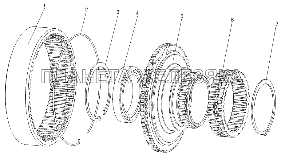 Шестерня коронная 202-1721350 МЗКТ-700600-011