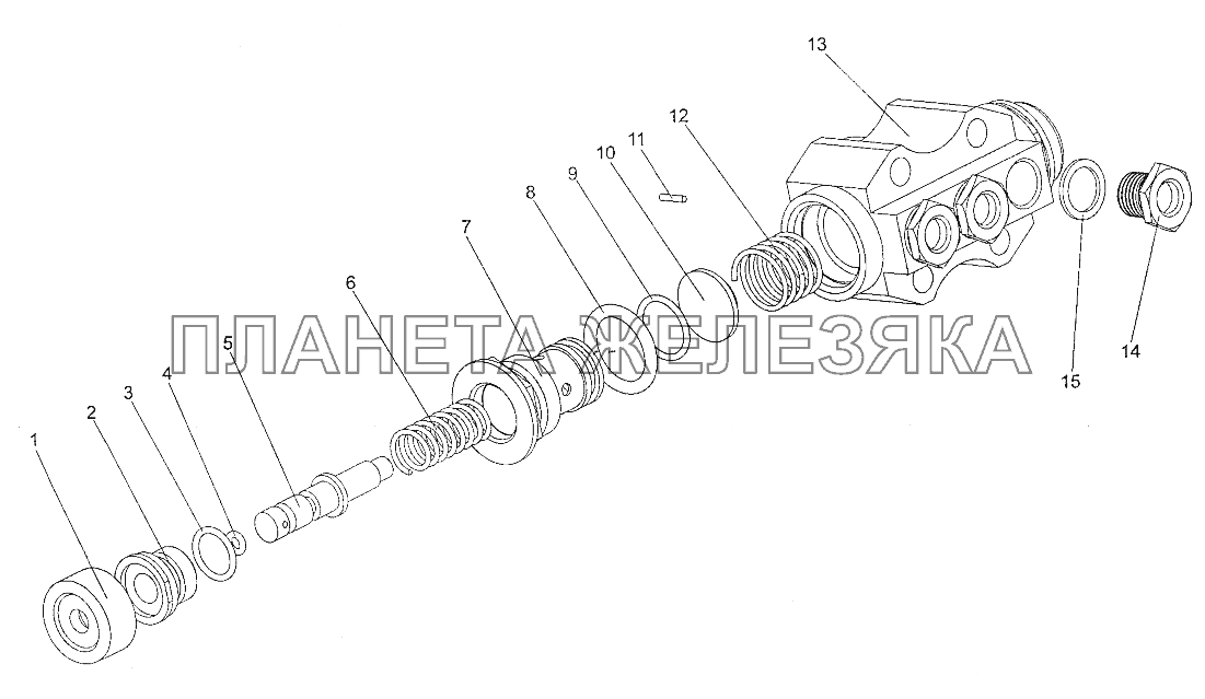 Распределитель 652511-1703640 МЗКТ-700600-011