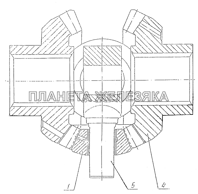 Дифференциал МЗКТ-74131