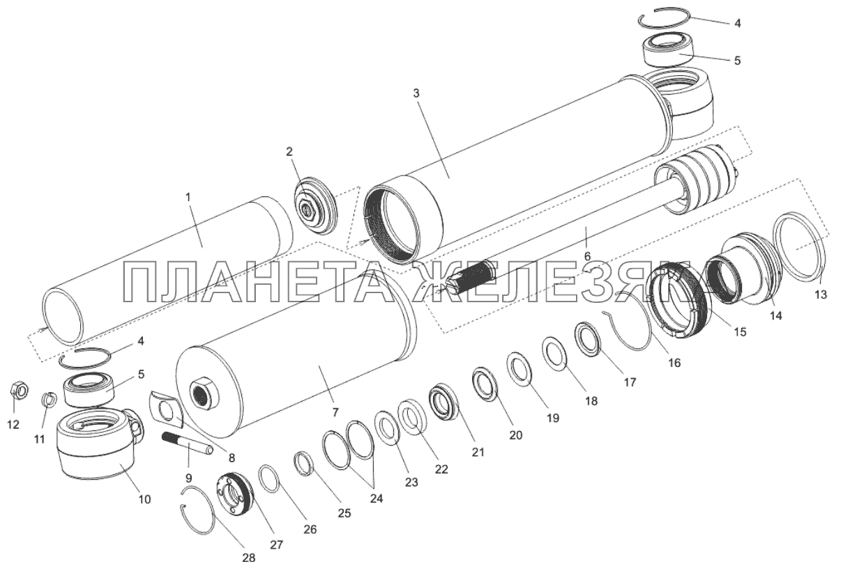 Амортизатор 543-2905306-21 МЗКТ-74131