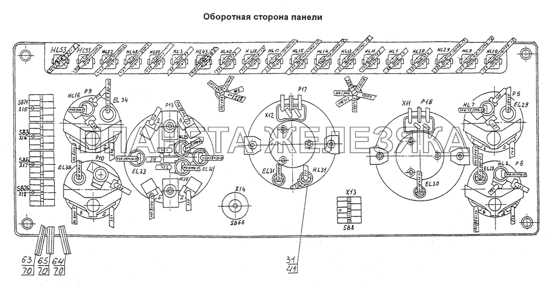 Панель приборов основная МЗКТ-74131 Панель приборов основная МЗКТ-74131