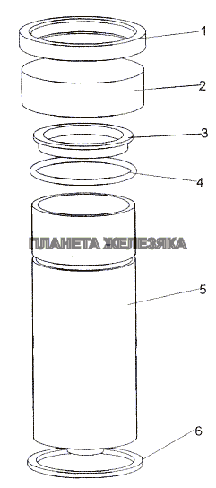 Бачок 6923-1602250 МЗКТ-74171