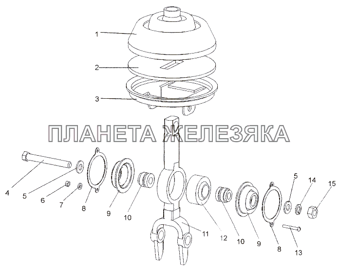 Шарнир 652511-1703416 МЗКТ-74171