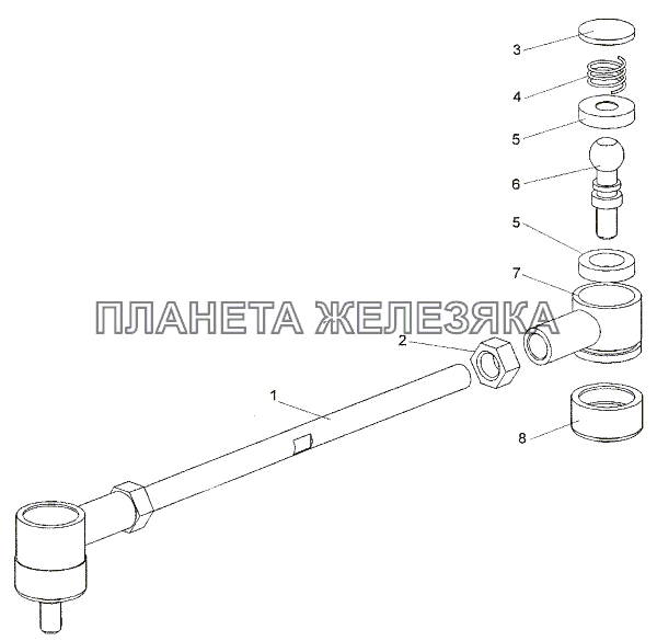 Тяга 6923-1703490 МЗКТ-74171