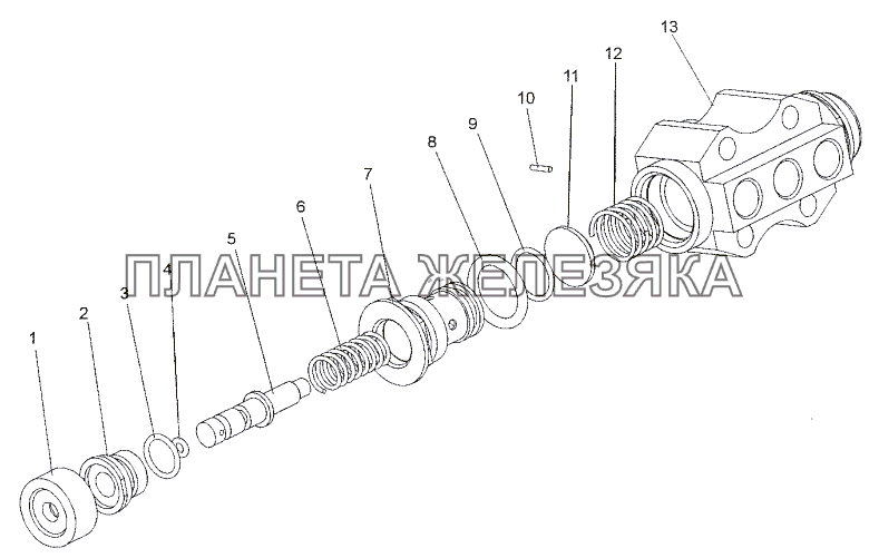 Распределитель 652511-1703640 МЗКТ-74171