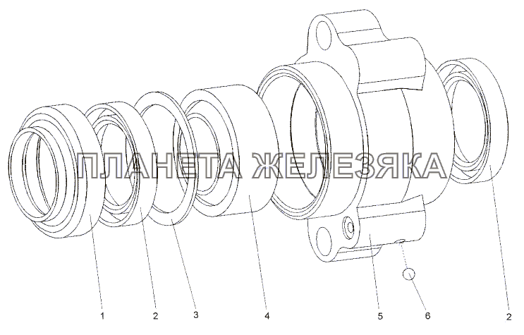 Стакан 6525-3502018 МЗКТ-74171