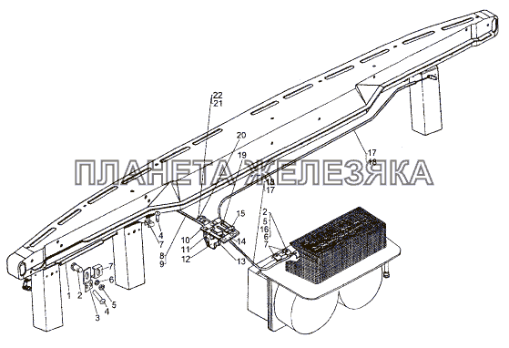 Установка системы управления отоплением и вентиляцией МЗКТ-74171