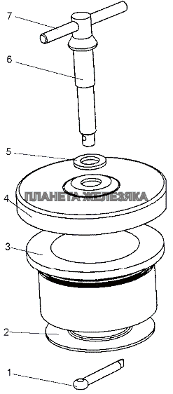 Пробка заливной горловины 543-1018270 МЗКТ-79092 (нов.)