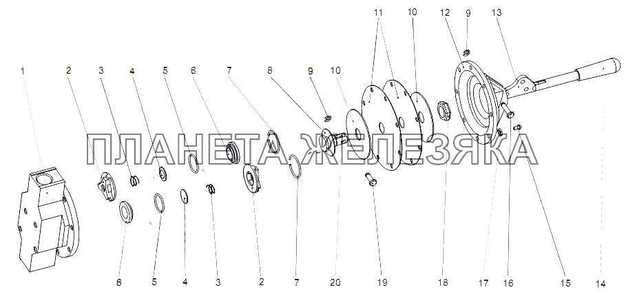 Насос подкачивающий 79092-1133200 МЗКТ-79096