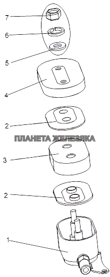 Суфлер топливного бака 547В-1101702 МЗКТ-751652