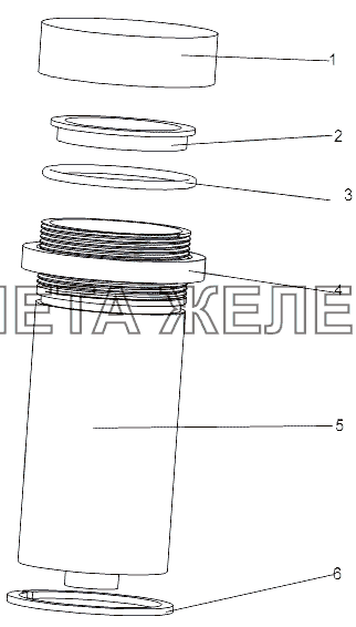 Бачок 6923-1602250 МЗКТ-79092 (нов.)