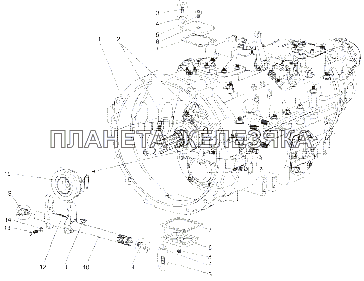 Коробка передач 69237-1700045-10 МЗКТ-79092 (нов.)