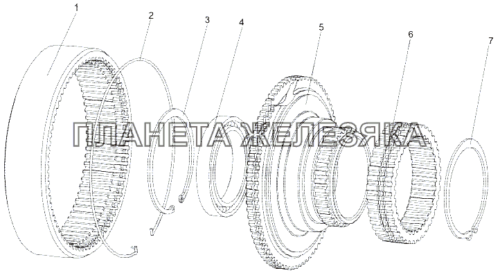 Шестерня коронная 202-1721350 МЗКТ-79092 (нов.)