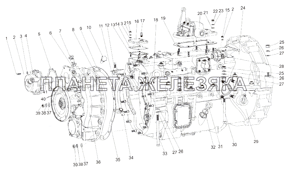 Коробка передач 202-1700050-04 МЗКТ-79097