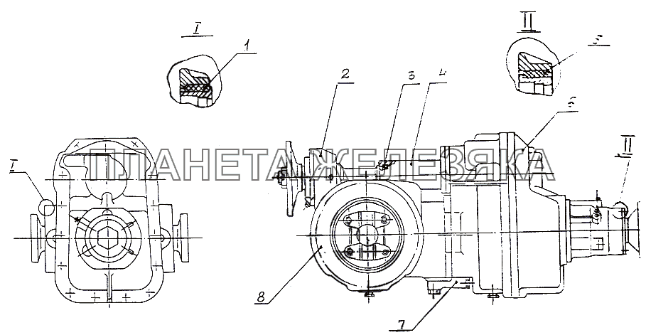 Мосты передние и задние МЗКТ-79091