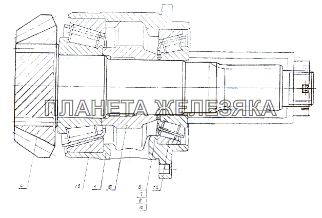 Шестерня коническая МЗКТ-79096