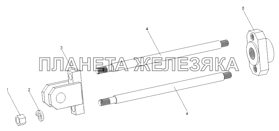 Тяга 79096-2710130 МЗКТ-79092 (нов.)