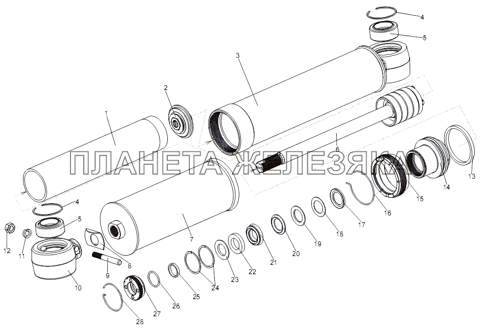 Амортизатор 543-2905306-21 МЗКТ-79091