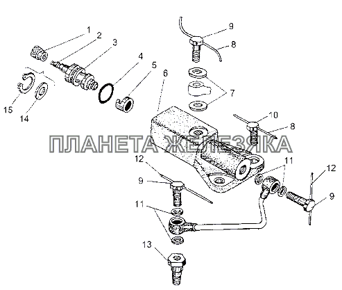 Вентиль с корпусом МЗКТ-79091