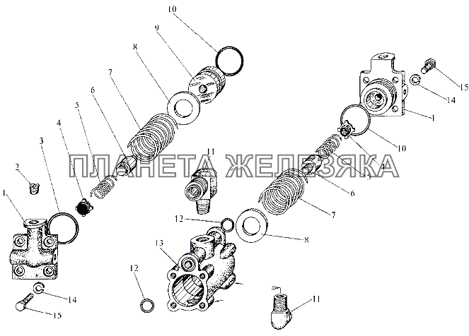 Клапан двойной защитный МЗКТ-79091