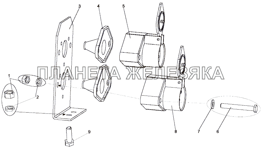 Установка розетoк МЗКТ-79092 (нов.)