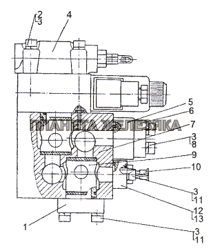 Коробка клапанная 8021-1915010 МЗКТ-74296