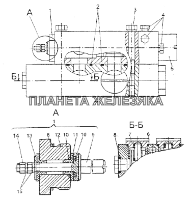 Блок клапанов 79092-3420010 МЗКТ-74296 Блок клапанов 79092-3420010 МЗКТ-74296