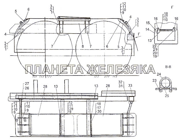 Установка крыльев МЗКТ-74296