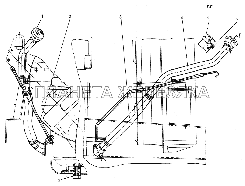 Система питания МЗКТ-79092