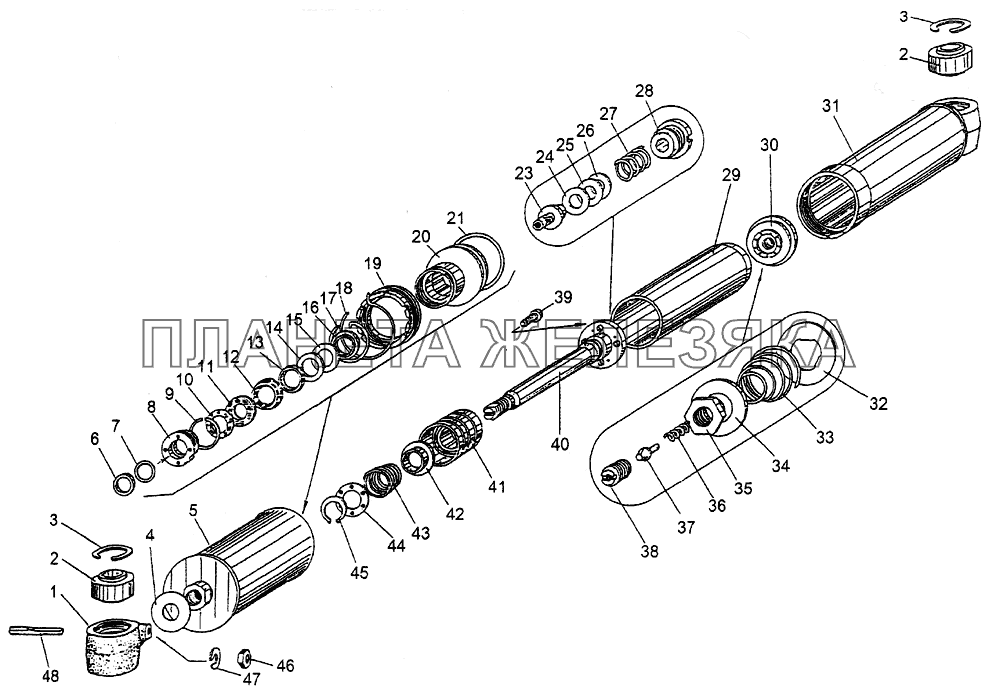 Амортизаторы передние МЗКТ-79092