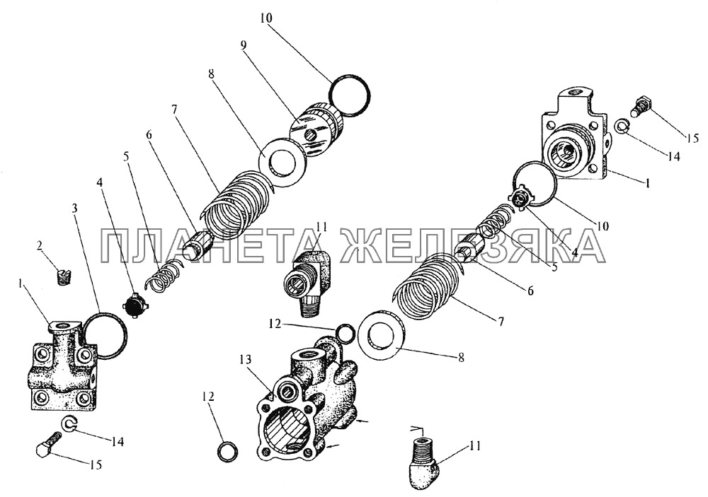 Клапан двойной защиты МЗКТ-79092