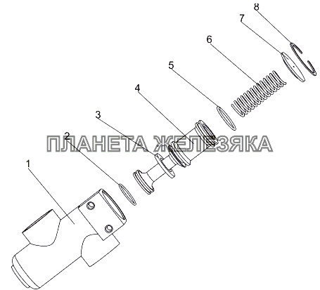 Клапан пусковой МЗКТ-7930-200 Клапан пусковой МЗКТ-7930-200