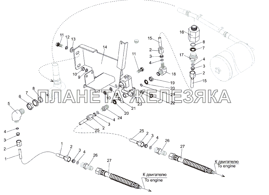 Агрегаты управления воздухопуском МЗКТ-7930-200