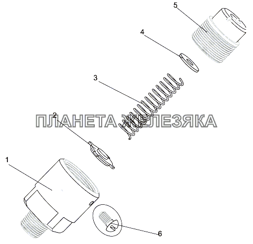 Клапан предохранительный МЗКТ-7930-200