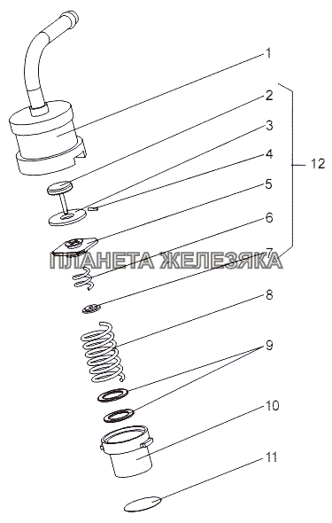 Клапан редукционный МЗКТ-7930-200